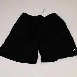 Champion Mens Black Athletic Wear Shorts